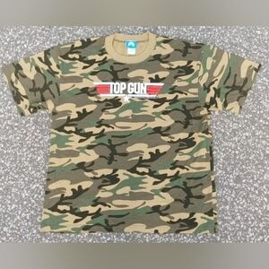 Vtg 2006 Top Gun Movie Paramount Pictures Camouflage T-Shirt Size (XL)